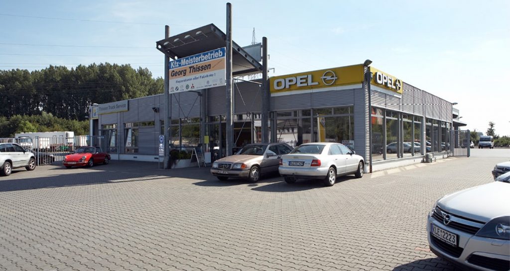 Lagerhalle und Verkaufshalle in Straelen