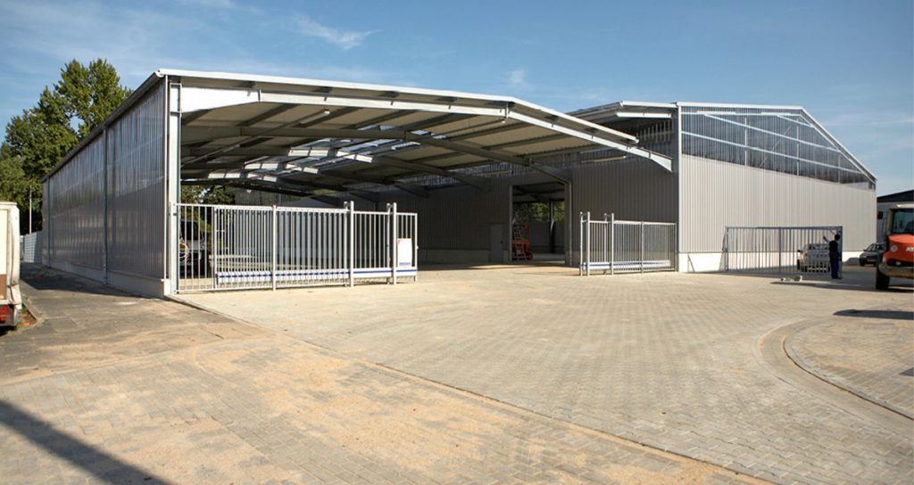 Lagerhalle in Krefeld für einen Baumarkt